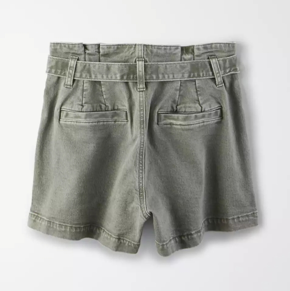 AMERICAN EAGLE | Paperbag Denim Shorts - Picture 5 of 5